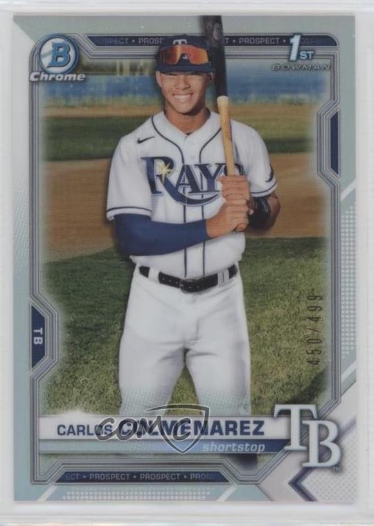 2021 Bowman Chrome Prospects Refractor 450/499 Carlos Colmenarez #BCP-238 0a3b