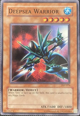 Deepsea Warrior PSV-079 Pharaoh's Servant Unlimited Edition - Yugioh Card