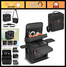 Portable Power Station Storage Case - Padded Travel Bag with Multi-Pockets  Str