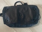 Vintage Tumi Alpha Square Duffle Bag Black Napa Leather Rare Luggage Weekender  — photo 5