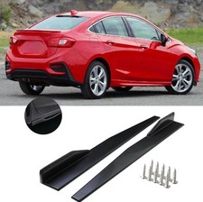 For Chevrolet Cruze Glossy Black 33 Side Skirt Extension Rocker Panel Splitter