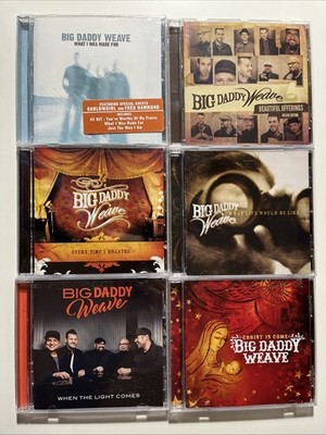 6 CD LOT BIG DADDY WEAVE EVERY TIME I BREATHE WHEN THE LIGHT COMES WHAT I WAS