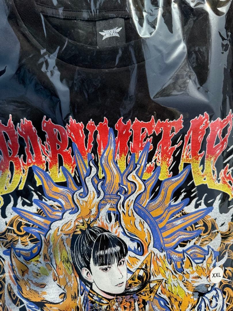 BABYMETAL White Frame T Shirt XXL Limited Edition Official Band