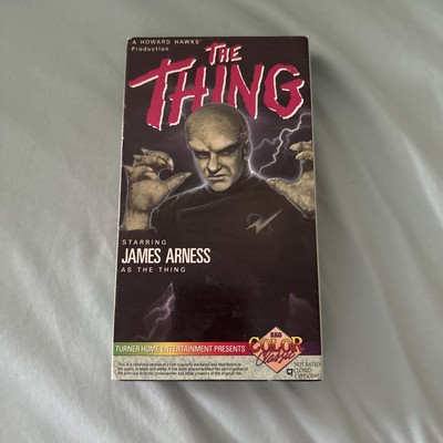 The Thing VHS Sci-Fi Horror Turner 1989 RKO Color Classic Colorized James Arness