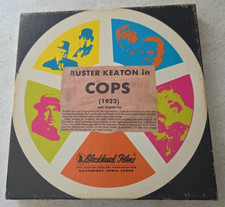 1922 BUSTER KEATON in COPS Film Super 8 Home Movie Comedy 8mm Blackhawk 7" reel