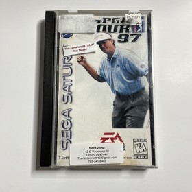 PGA Tour 97 (Sega Saturn, 1996) Complete With Manual