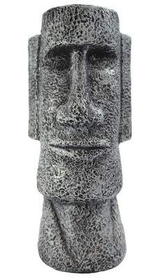 9'' Tall Easter Island Moai Head Monolith Sculpture/Statue, Medium