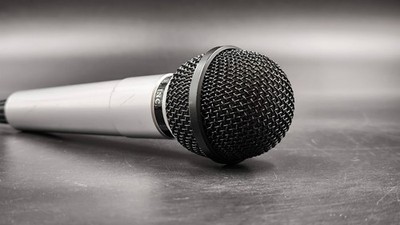 Das Singing Machine Co Mikrofon Gebraucht Funktionierend Silber