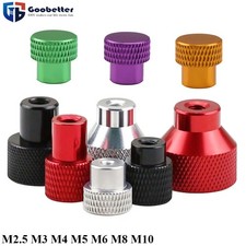 Knurled Thumb Nuts Aluminum Alloy Blind Hole Knob Nut Adjustment Nuts M2.5 - M10