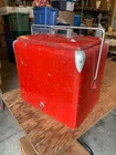 Large Red Steel Vintage Progress Manufacting Co. Soda Pop Cooler Coca Cola Color