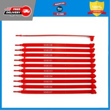 100 Plastic Security Seals Numbered Tamper Seals for Trucks Trailers Containe...