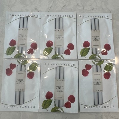 6 Chantecaille Bio Lifting Oil Free Fluid + .07 oz/2ml each sample packet