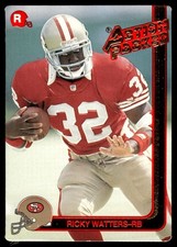 1991 Action Packed Rookie Update Ricky Watters Rookie San Francisco 49ers #44
