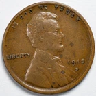 1915-D Lincoln Wheat Penny Cent Denver Mint - Fine (F)