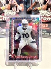 2025 Topps Chrome Paris Johnson Jr Radiating Refractor