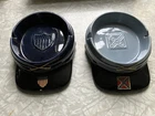 Pair [2] VTG Civil War Confederate/Union Ashtray Ceramic Shafford  Military
