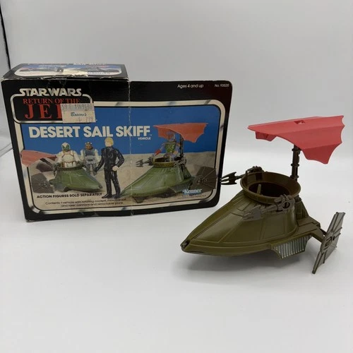 Vintage Star Wars Desert Sail Skiff complete