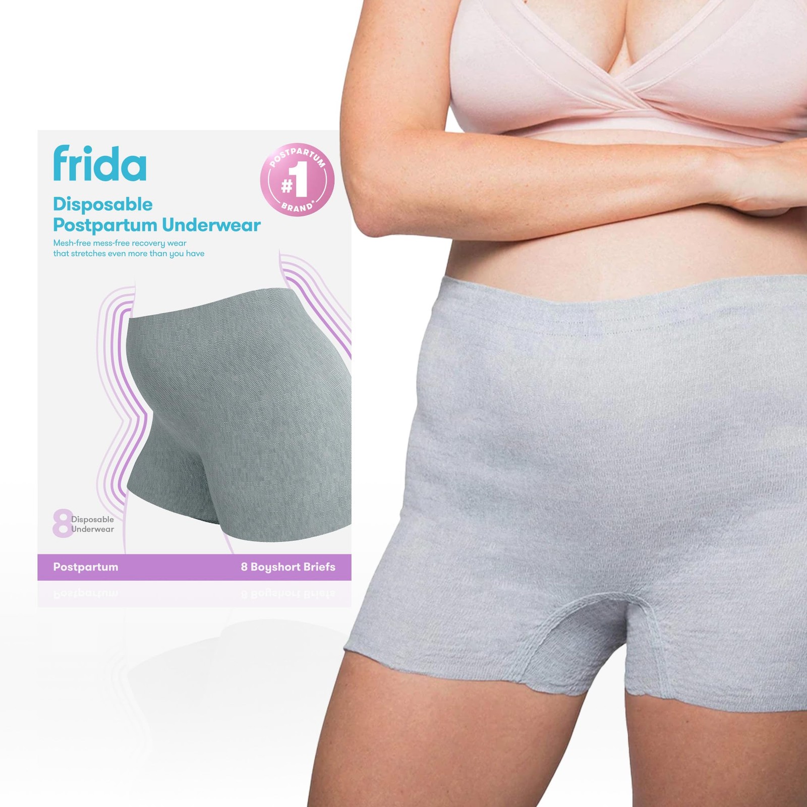 Frida Mom Disposable Postpartum Underwear (Without pad) Super Soft Stretchy