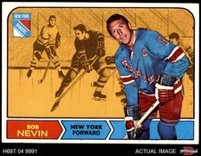 1968 Topps #76 Bob Nevin Rangers-Hockey 6.5 - EX/MT+