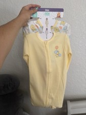 Disney Baby Winnie the Pooh Yellow Footed Pajamas Sleepers 2 Pack 24 M NWT