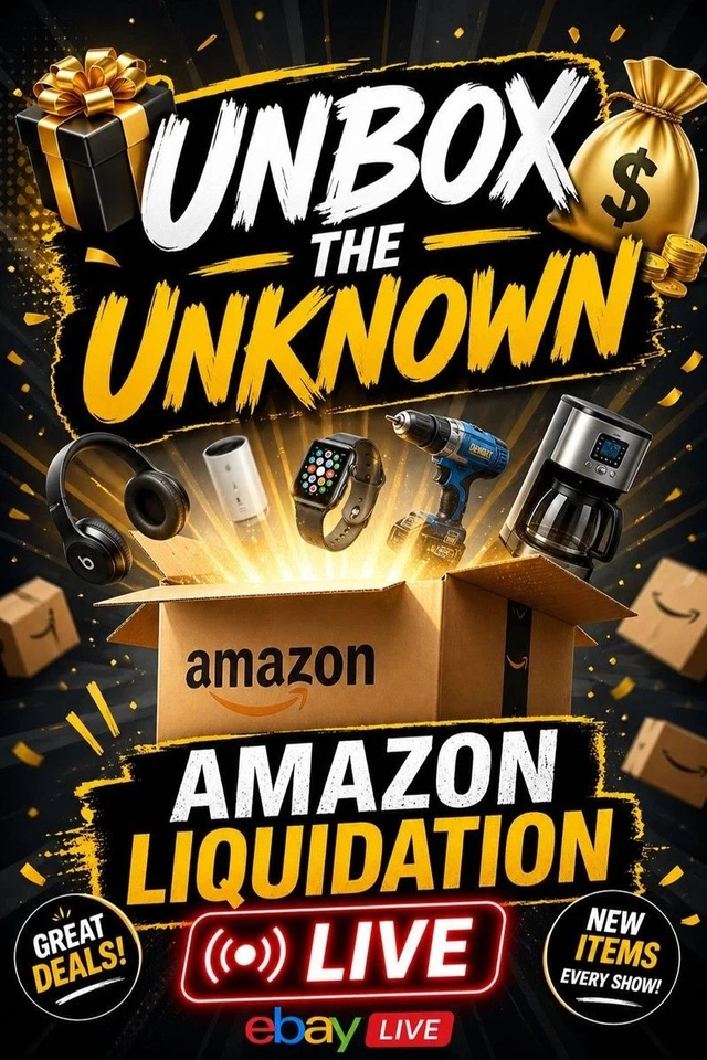 Unbox the Unknown 🎁💰 Amazon Liquidation Live