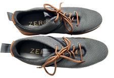 Cole Haan ZEROGRAND Blue Brown Knit New Men's Size 8M Oxford Style Shoes