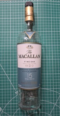 Macallan 15yr Empty Bottle - Fine Oak Triple Cask Matured