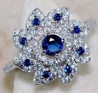 2CT Heat Treated Kyanite 925 Solid Sterling Silver Ring Sz 6 U1-1 — photo 1