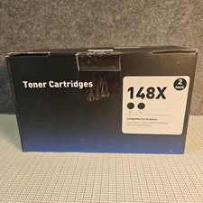 148X 2 Pack Black Toner Compatible for HP LaserJet Pro 4001 4101