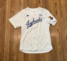 Kansas Jayhawks 2023 Adidas Authentic Replica NCAA College Baseball Jersey Large