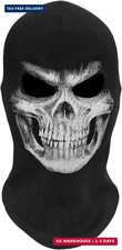 3D Scary Skeleton Mask Skull Mask Grim Reaper Mask for Halloween 3D Realistic De