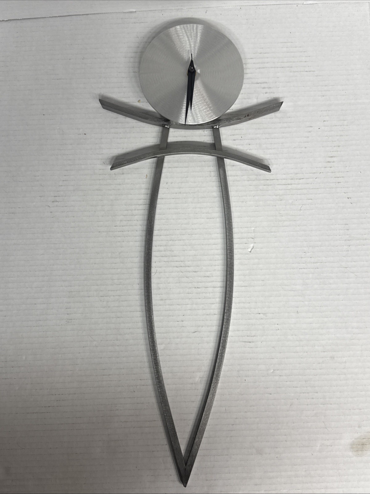 Metal Contemporary Art Clock