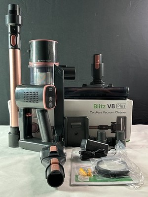 Blitz V8 Plus Black Handheld Cordless Vacuum Cleaner With Manual