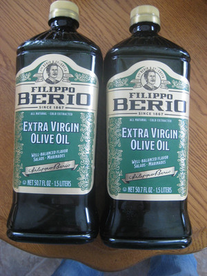 LOT OF 2  FILIPPO BERIO Extra Virgin Olive Oil Dressing Marinade 50.7 Fl. Oz.
