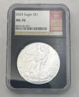2025 $1 Silver Eagle MS 70