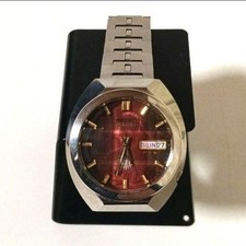Rare Good Condition Seiko Advan 6106 7710 Red Working Item 70s Automatic 25 Jewe Rare Good Condition Seiko Advan 6106 7710 Red Working Item 70s Automatic 25 Jewe