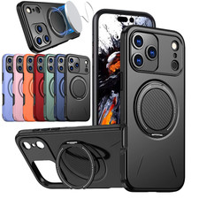 Magnetic Stand Case Mag Safe Cover For iPhone 17 Pro Max 16 15 14 Plus 13 12 11