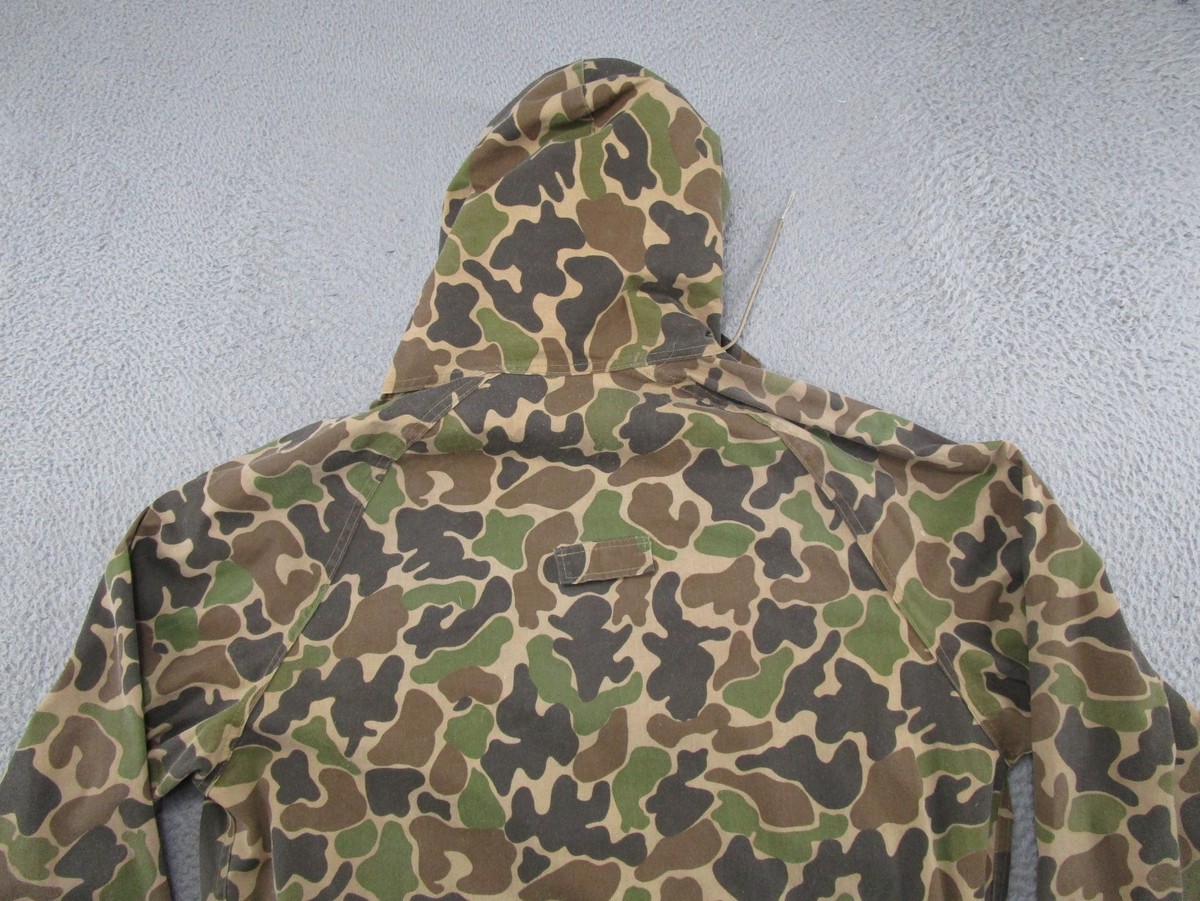 Vintage Woolrich Jacket Men's SZ L Camouflage Duck Frog Skin Camo