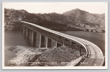 Pit River Bridge near Redding California RPPC Real Photo Postcard