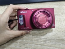 Nikon COOLPIX S9400 18MP Compact Digital Camera 18x Optical Zoom Battery Red