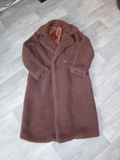Brand New Without Tags Viral Teddy Coat Brown Size Large