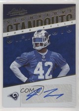2018 Panini Absolute Signature Standouts Spectrum Blue John Kelly Auto fm0