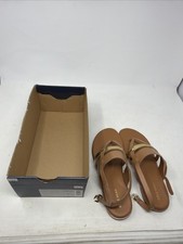 Cole Haan Finley Grand Sandal Size 8.5B Women's Pecan Leather NEW MSRP 130