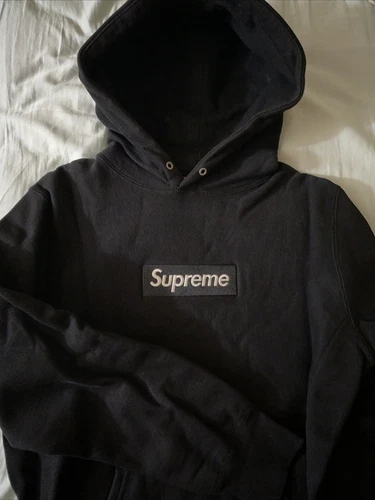 Sweat à capuche Supreme Box Logo 2016 Noir Taille M