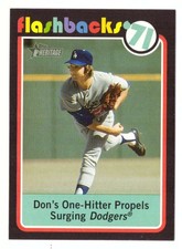 2020 Topps Heritage Baseball Flashbacks - LOS ANGELES DODGERS 