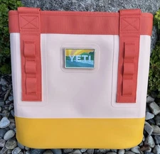 YETI Camino 20 Carryall Tote Bag🍑 PEACH/BEEKEEPER! 🐝 LE GOLD COAST+YETI PATCH