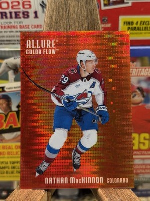 Nathan MacKinnon 2025-26 UD Allure Color Flow /399 #CF-20 RED-ORANGE SPECTRUM
