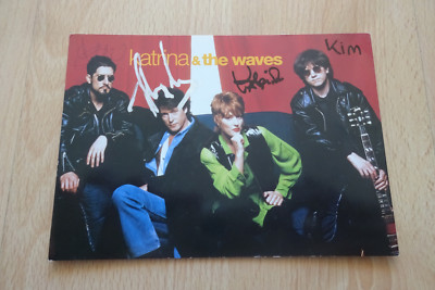 Katrina & The Waves Autogramme full signed 10x15 cm Postkarte 