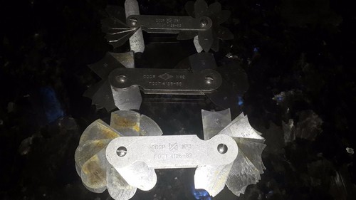 RADIUS GAGE SET 1; 2;3 Made in USSR! GAGES NEW FOR MACHINIST Lot 3pcs - Picture 3 of 3