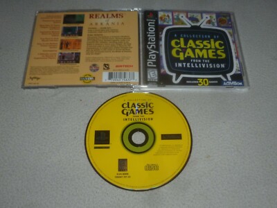 PS1 PLAYSTATION GAME CLASSIC GAMES INTELLIVISION W CASE MANUAL